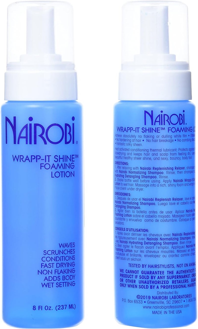 Nairobi Wrapp-it Shine Foaming Lotion - 2 Count (8 Fl Oz Each) - Image 3